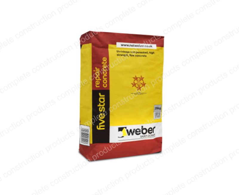 Webercem Advanced Repair Concrete (Five Star Repair Concrete replacement) – 25KG