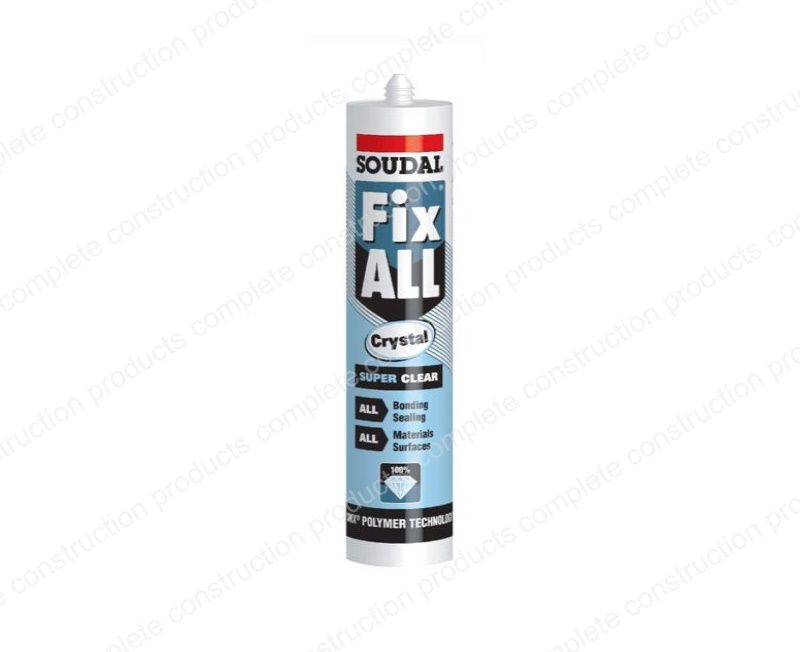 Soudal Fix all Crystal - 12 x 290ml CTN