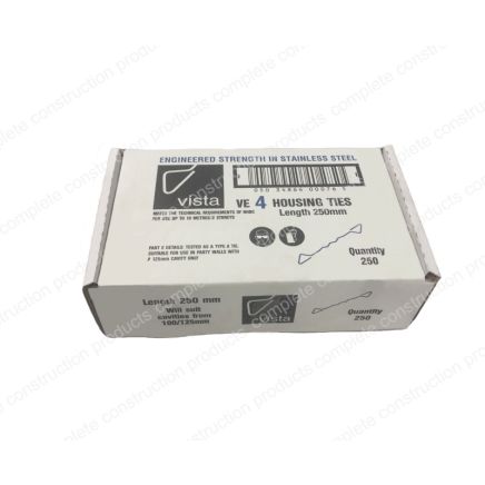 Vista VE4 Light Duty Housing Wall Ties (Box of 250)