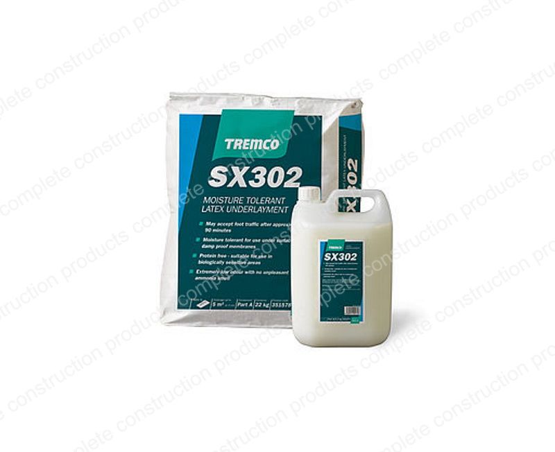 Tremco SX302 Moisture Tolerant Latex - 22KG & 4.65L Kit